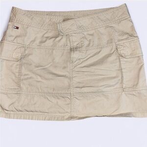 Tommy Hilfiger Khaki Mini Skirt